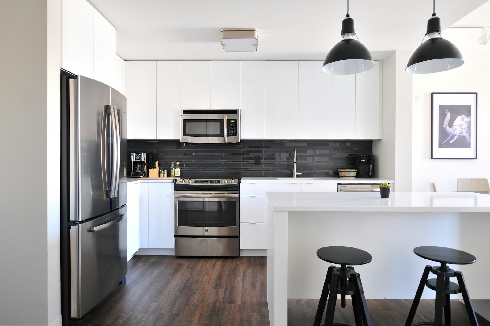 Modern home interior representing loan services